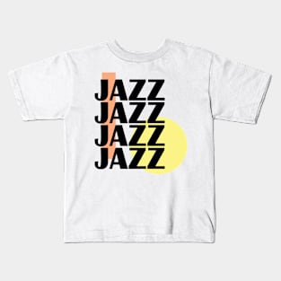 jazz color logo Kids T-Shirt